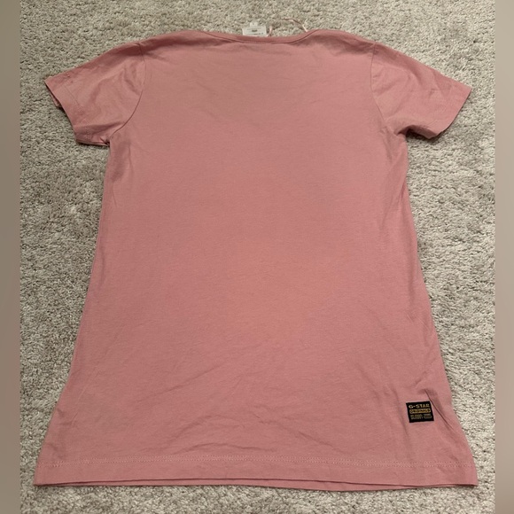 G Star Raw Women’s Pink Graphic Logo T-Shirt - Size Small - Picture 4 of 11